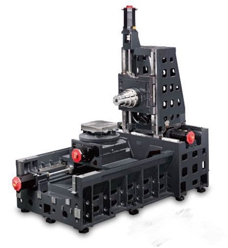 臥式加工中心床身架構圖 臥式加工中心床身架構圖